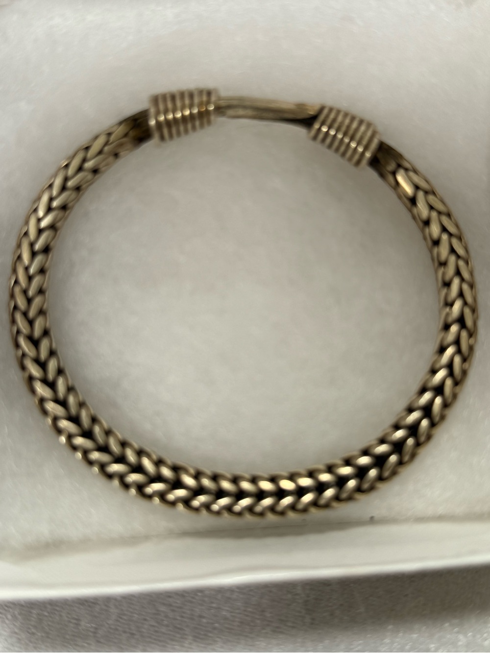 Balinese antique silver Women's bangle bracelet